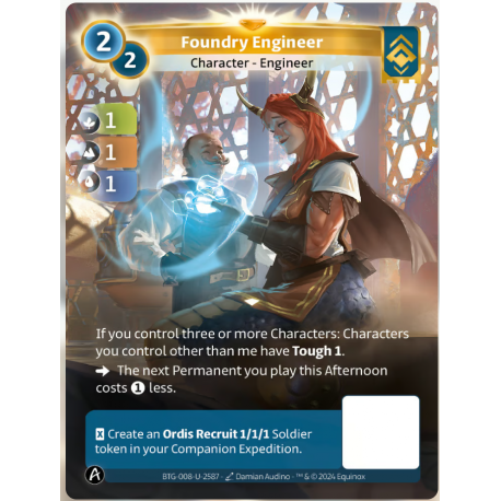 Foundry Engineer (1-1-1) Unique Ordis - Altered TCG