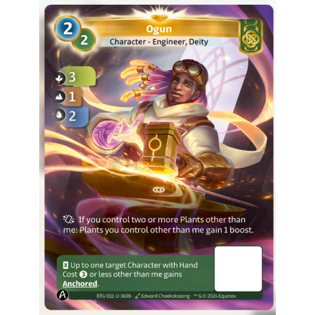 Ogun (3-1-2) Unique Card Muna - Altered TCG