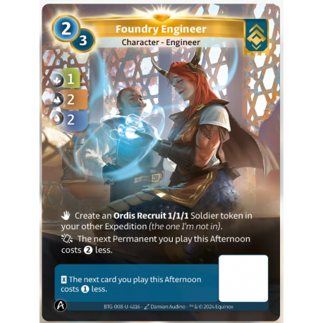 Foundry Engineer (1-2-2) Carte Unique Ordis - Altered TCG