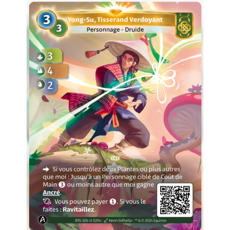 Yong-Su, Tisserand Verdoyant (3-4-2) Carte Unique Muna - Altered TCG - Edition KS