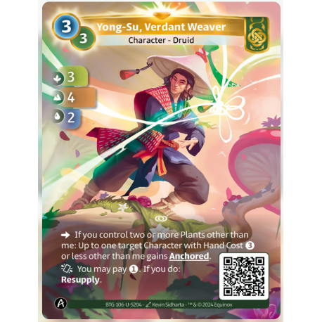 Yong-Su, Verdant Weaver (3-4-2) Unique Muna Card - Altered TCG