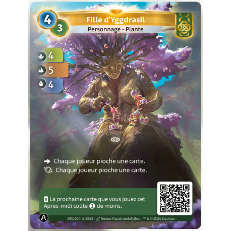 Fille d'Yggdrasil (4-5-4) Carte Unique Muna - Altered TCG - Edition KS