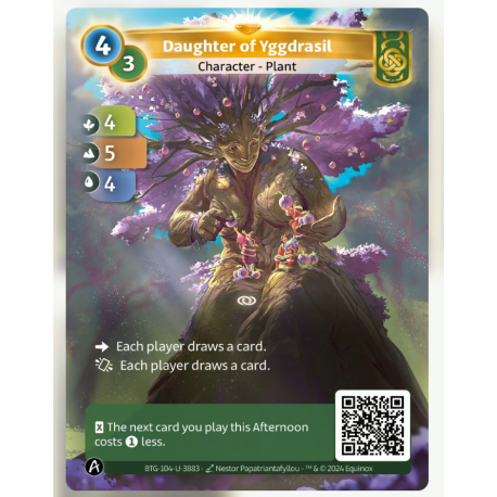 Daughter Of Yggdrasil (4-5-4) Unique Card Muna - Altered TCG