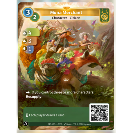Muna Merchant (4-3-1) Unique Muna - Altered TCG