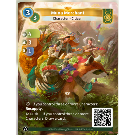 Muna Merchant 3/3 (4-3-1) Unique Muna - Altered TCG