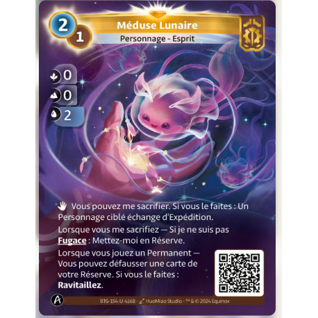 Méduse Lunaire 2/1 (0-0-2) Unique Axiom - Altered TCG - Edition KS