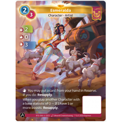 Esmeralda 2/3 (2-0-3) Carte Unique Lyra - Altered TCG - Edition KS