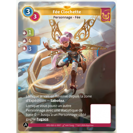 Fée Clochette (1-4-3) Unique Lyra - Altered TCG - Edition KS