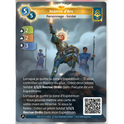 Jeanne d' Arc (2-2-3) Carte Unique Ordis - Altered TCG - Edition KS