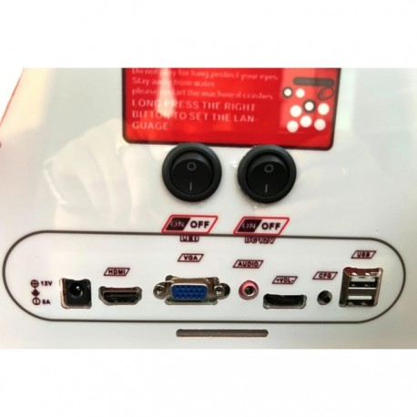 double bartop arcade terminal Screen send france