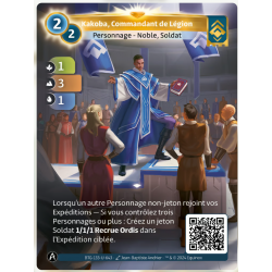 Kakoba, Commandant de Légion (1-3-1) Unique Ordis - Altered TCG - KS Edition