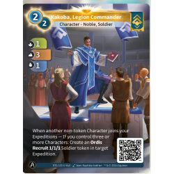 Kakoba, Commandant de Légion (1-3-1) Unique Ordis - Altered TCG - KS Edition