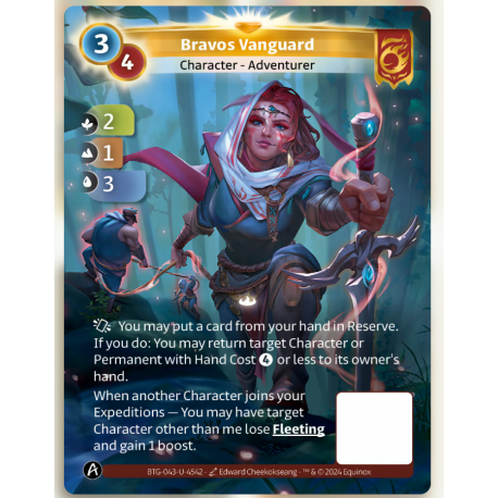 Bravos Vanguard (2-1-3) Unique Bravos - Altered TCG
