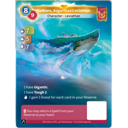 Kaibara, Léviathan Asgarthi (7-5-7) Lyra Unique - Altered TCG - Edition KS