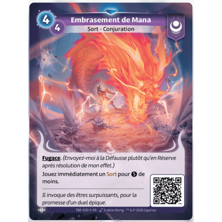 Embrasing of Mana Rare Altered TCG