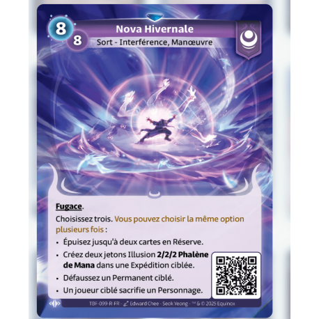 Winter Nova Rare Altered TCG