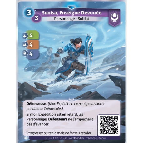 Sunisa, Devoted Sign Rare Altered TCG