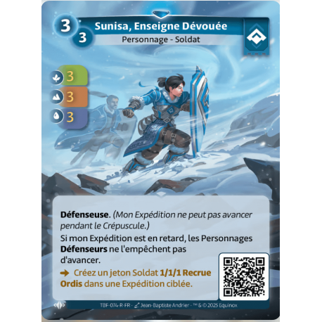 Sunisa, Devoted Sign Rare Ordis Altered TCG
