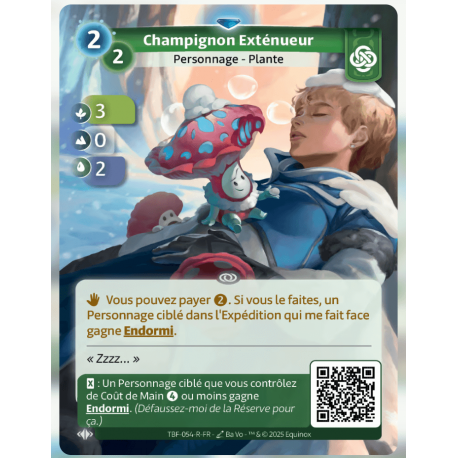 Rare Extenuator Mushroom Faction Muna Altered