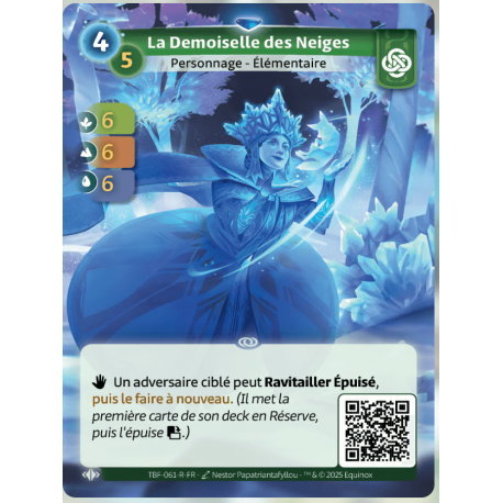 La Demoiselle des Neiges Rare Faction Muna Altered