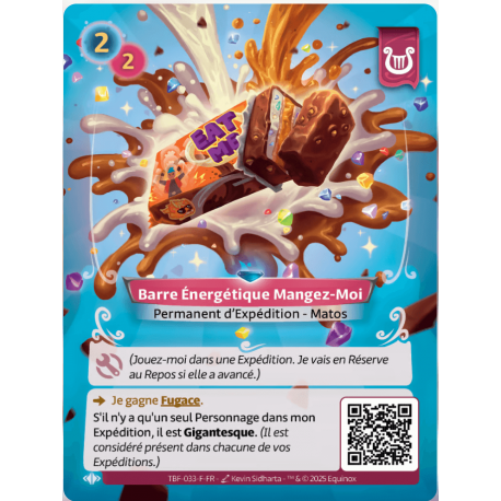 Barre Énergétique Mangez-Moi Rare Faction Lyra Altered KS