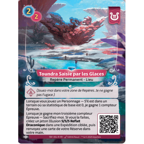 Tundra Seized by Ice Rare Lyra Altered KS