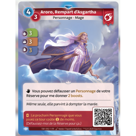 Aroro, Rempart of Asgartha Rare Bravos Altered TCG
