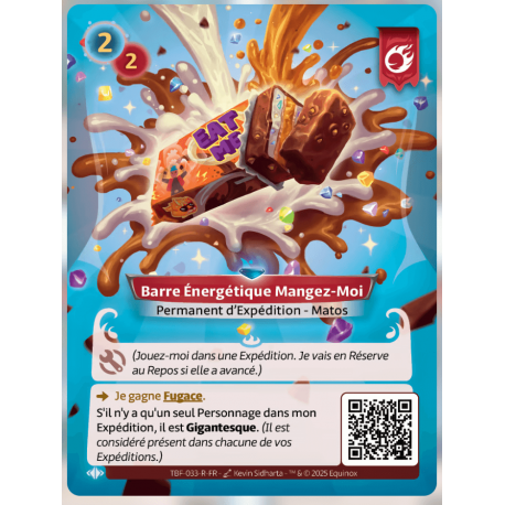 Barre Énergétique Mangez-Moi Rare Bravos Altered TCG