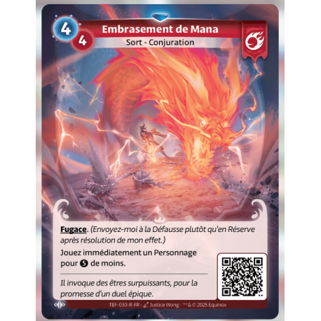 Embrasement de Mana Rare Bravos Altered TCG