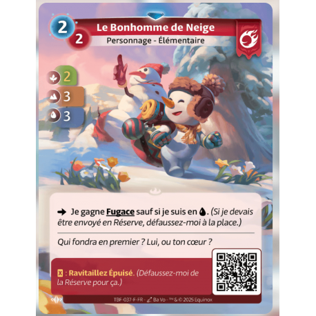 Snowman Rare Bravos Altered TCG