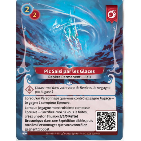 Pic Seized by Ice Rare Bravos Altered TCG