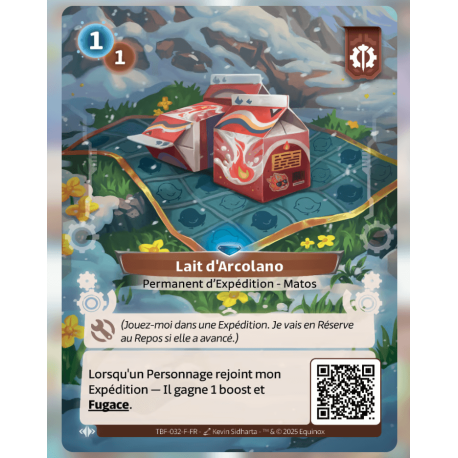 Lait d'Arcolano Rare Axiom Altered TCG