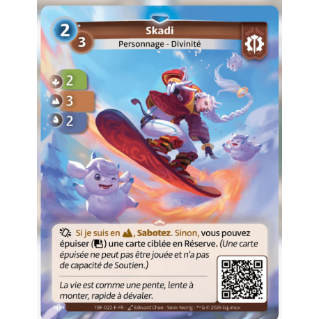 Skadi Rare Axiom Altered TCG