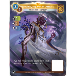 Amahle, Paria Asgarthi (4-3-4) Carte Unique Axiom - Altered TCG - Edition KS