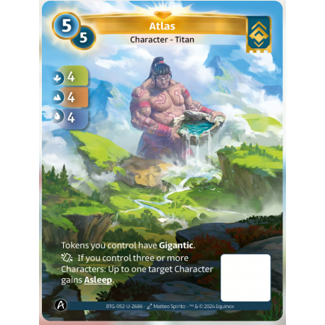Atlas (4-4-4) Unique Ordis - Altered TCG 