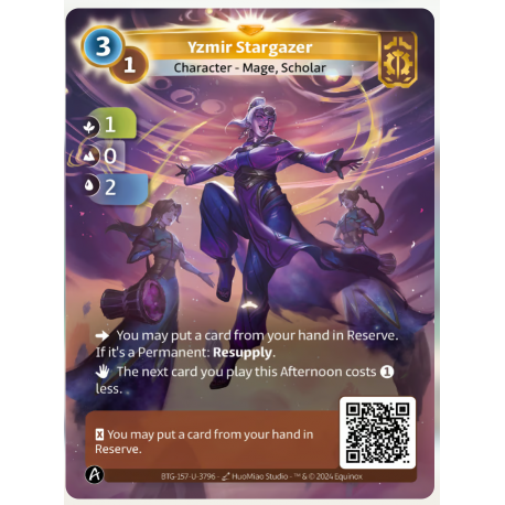 Yzmir Stargazer (1-0-2) Unique Axiom - Altered TCG