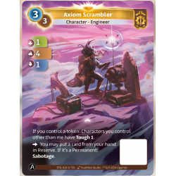 Brouilleur Axiom (1-4-1) Unique Axiom - Altered TCG