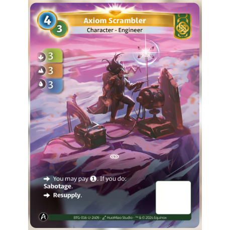 Axiom Scrambler (3-3-3) Unique Muna - Altered TCG