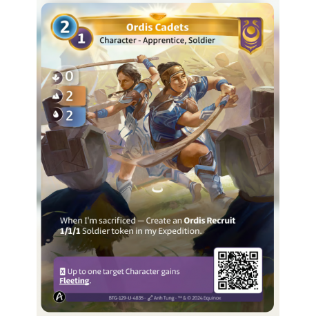 Ordis Cadets (0-2-2) Unique Yzmir - Altered TCG