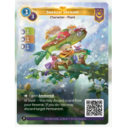 Champignon Eternueur (1-1-1) Carte Unique Yzmir - Altered TCG - Edition KS