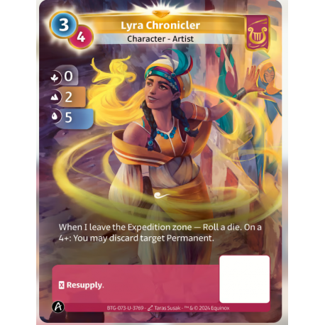 Lyra Chronicler (0-2-5) Unique Lyra - Altered TCG