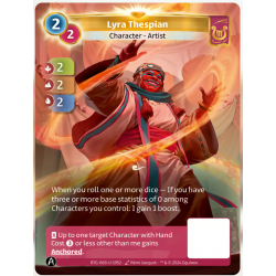 Comédien Lyra (2-2-2) carte Unique Lyra - Altered TCG - Edition KS