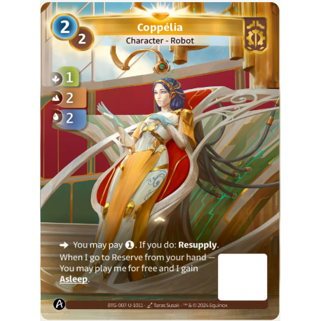 Coppélia (1-2-2) Unique Card Axiom - Altered TCG