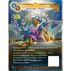 Croupière de l' Ouroboros (4-0-3) Carte Unique Axiom - Altered TCG - Edition KS