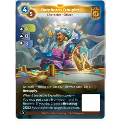 Croupière de l' Ouroboros (4-0-3) Carte Unique Axiom - Altered TCG - Edition KS