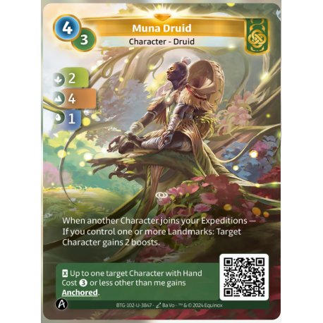 Muna Druid (2-4-1) Muna Unique - Altered TCG