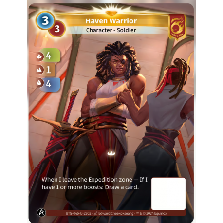 Haven Warrior (4-1-4) Unique Bravos - Altered TCG