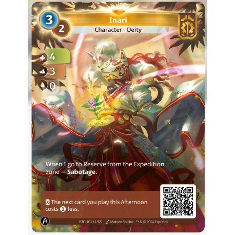 Inari (4-3-0) Unique Axiom - Altered TCG