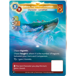 Kaibara, Léviathan Asgarthi (6-7-7) / Unique Bravos - Altered TCG - Edition KS