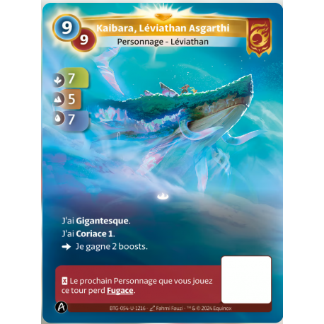 Kaibara (7-5-7) Unique Bravos - Altered TCG